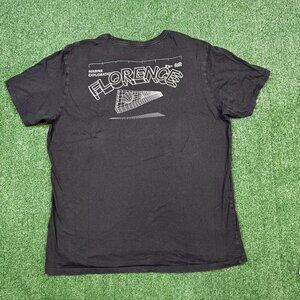 Florence Marine X T Shirt Men's Size L Black Short Sleeve Surfing Outdoor 2 Side
